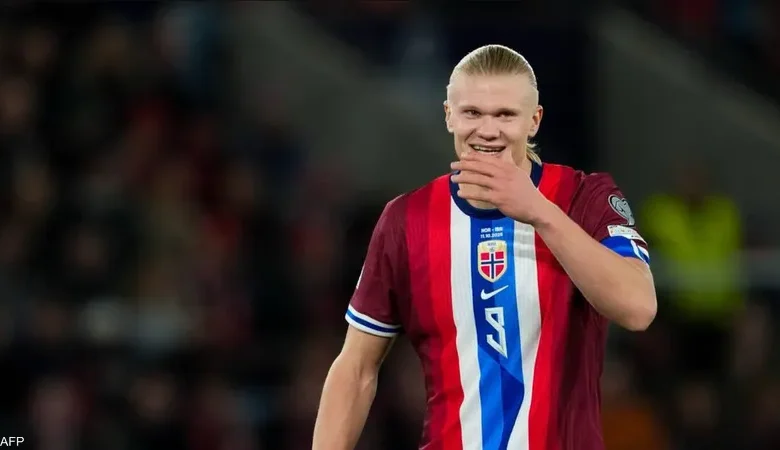 هالاند يواصل تحطيم الأرقام القياسية ويصبح أحد أسرع الهدافين في التاريخ الدولي