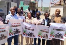 وقفة احتجاجية, لصحفيين ببورتسودان, رفضًا لمحاكمتهم 7 FB IMG 1775147914200